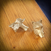 Boar Brass Drawer Handle